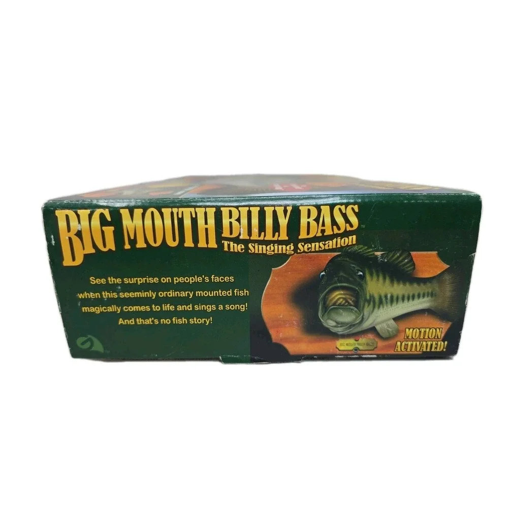 Big Mouth Billy Bass 1998 Motion Activated Singing Fish Rare NEW U29